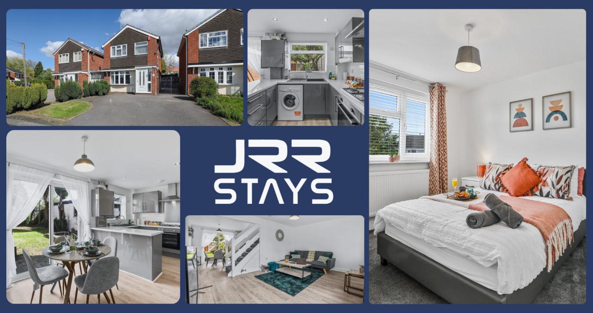 Wolverhampton - Amazing 3 Bedroom, Sleeps 6, Wi-Fi - Jrr Stays Екстер'єр фото